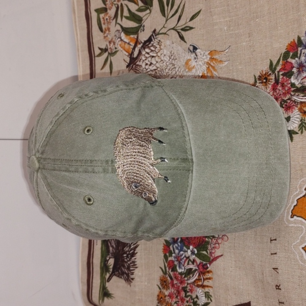 ECO Headwear Peccary Javelina Cotton Embroidered Strapback Hat Cap
